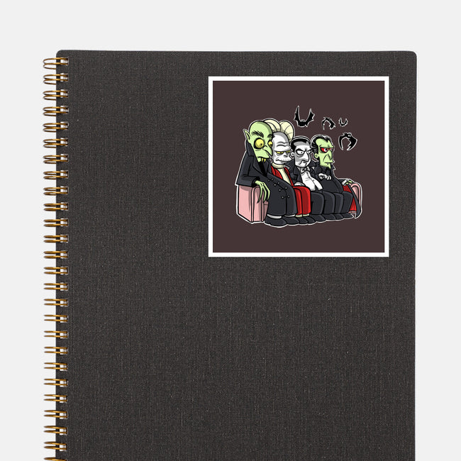 The Draculas-None-Glossy-Sticker-zascanauta