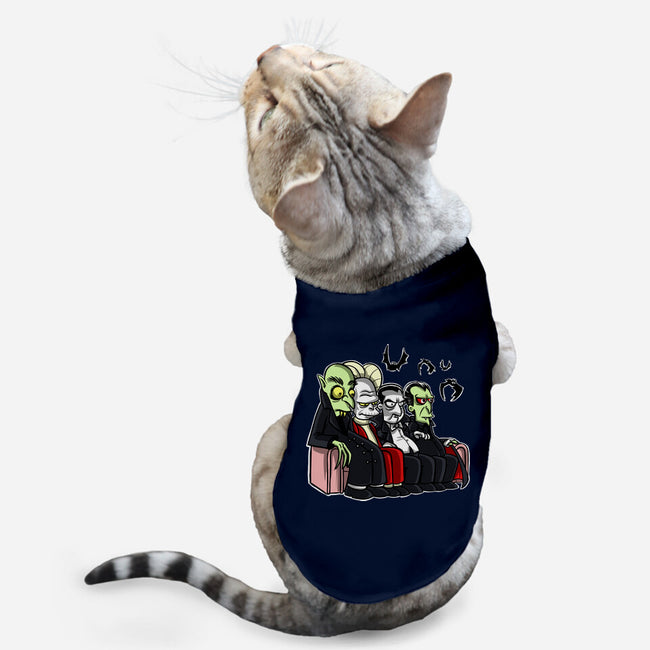 The Draculas-Cat-Basic-Pet Tank-zascanauta