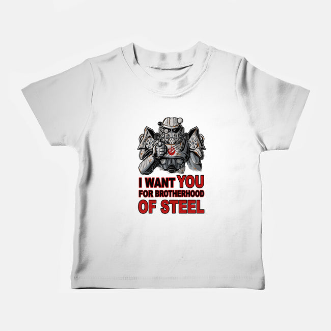 Brother Of Steel-Baby-Basic-Tee-FernandoSala