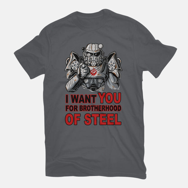 Brother Of Steel-Mens-Heavyweight-Tee-FernandoSala