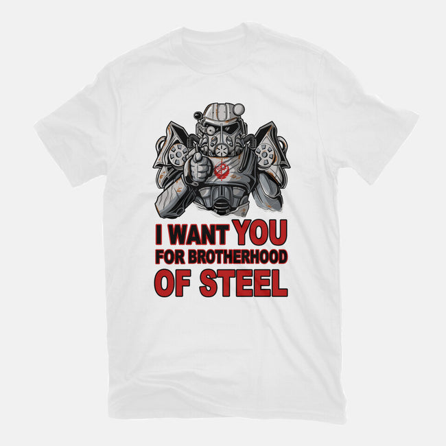 Brother Of Steel-Unisex-Basic-Tee-FernandoSala