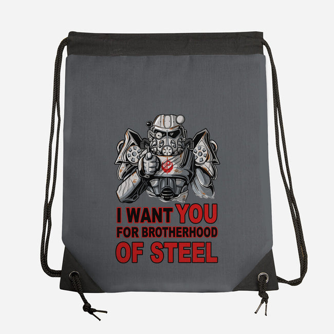 Brother Of Steel-None-Drawstring-Bag-FernandoSala