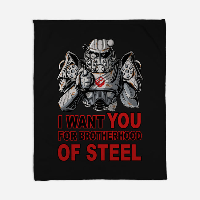 Brother Of Steel-None-Fleece-Blanket-FernandoSala