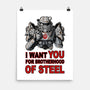 Brother Of Steel-None-Matte-Poster-FernandoSala
