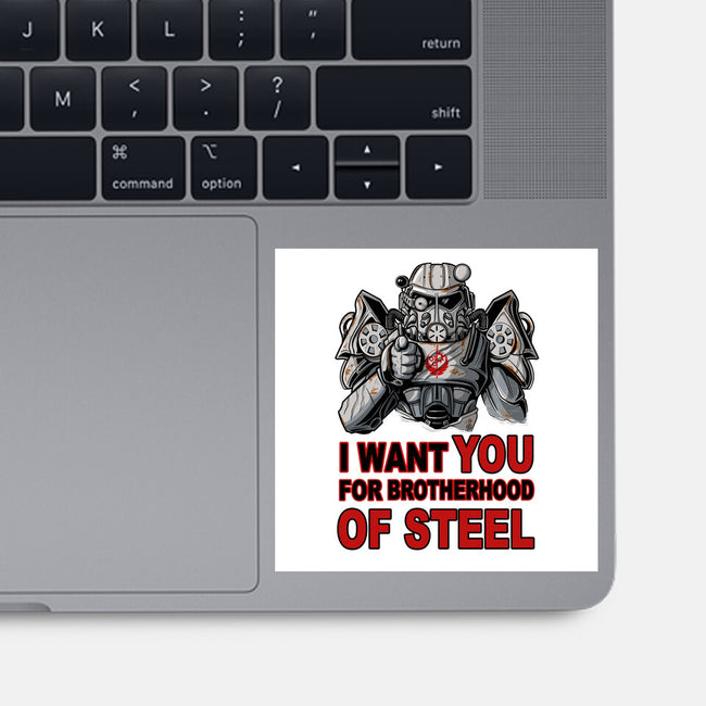 Brother Of Steel-None-Glossy-Sticker-FernandoSala