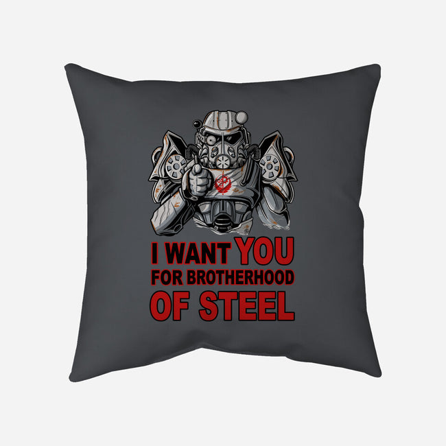 Brother Of Steel-None-Non-Removable Cover w Insert-Throw Pillow-FernandoSala