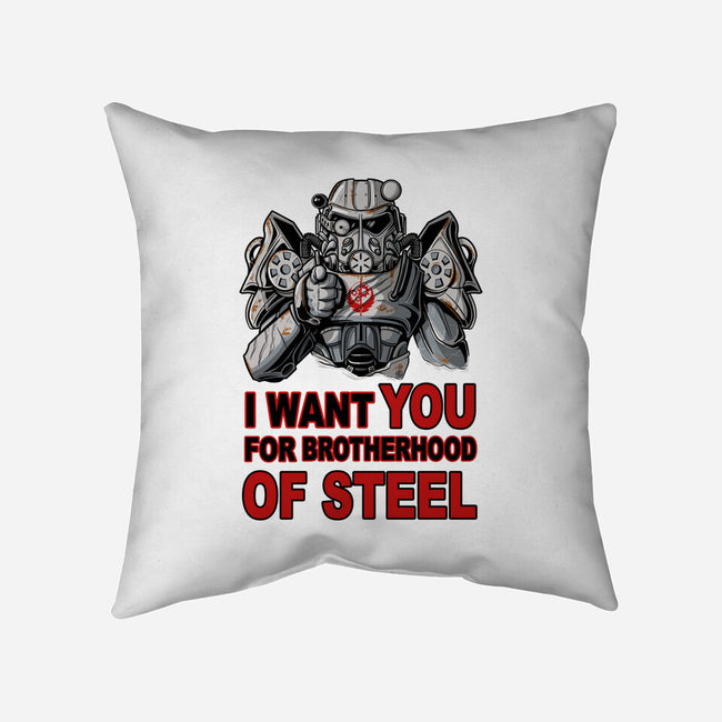 Brother Of Steel-None-Non-Removable Cover w Insert-Throw Pillow-FernandoSala