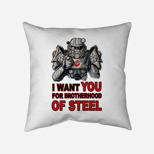 Brother Of Steel-None-Removable Cover-Throw Pillow-FernandoSala