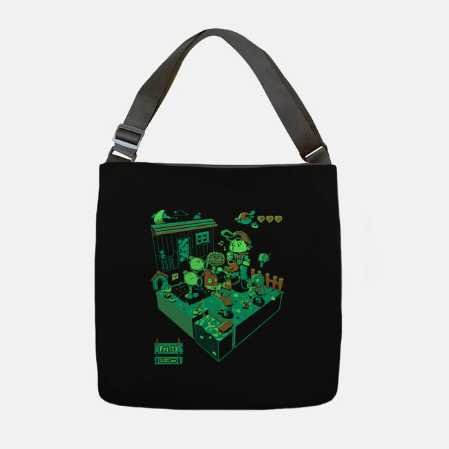 Farmer Vs Zombies-None-Adjustable Tote-Bag-Heyra Vieira