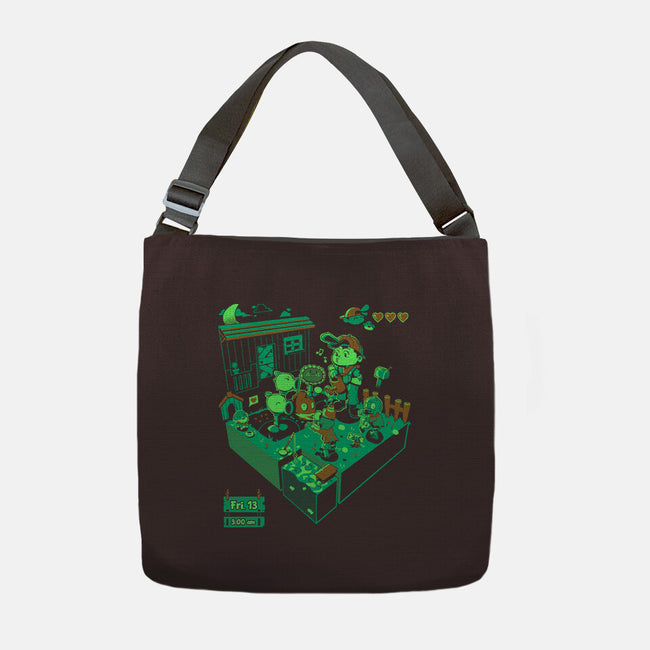 Farmer Vs Zombies-None-Adjustable Tote-Bag-Heyra Vieira