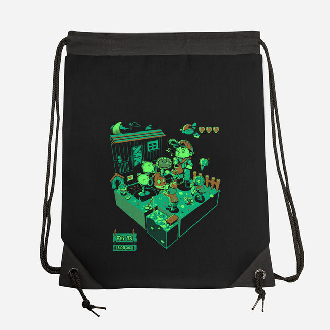 Farmer Vs Zombies-None-Drawstring-Bag-Heyra Vieira