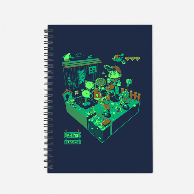 Farmer Vs Zombies-None-Dot Grid-Notebook-Heyra Vieira