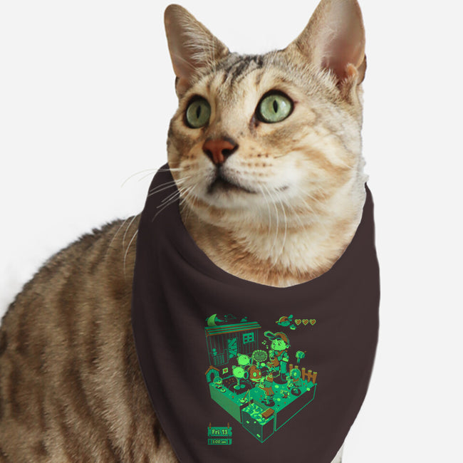 Farmer Vs Zombies-Cat-Bandana-Pet Collar-Heyra Vieira