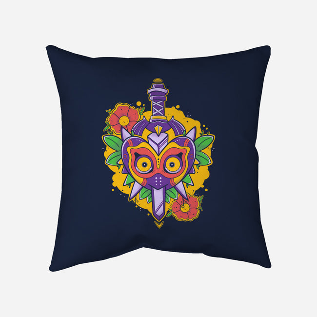 Zelda Mask-None-Non-Removable Cover w Insert-Throw Pillow-Ca Mask