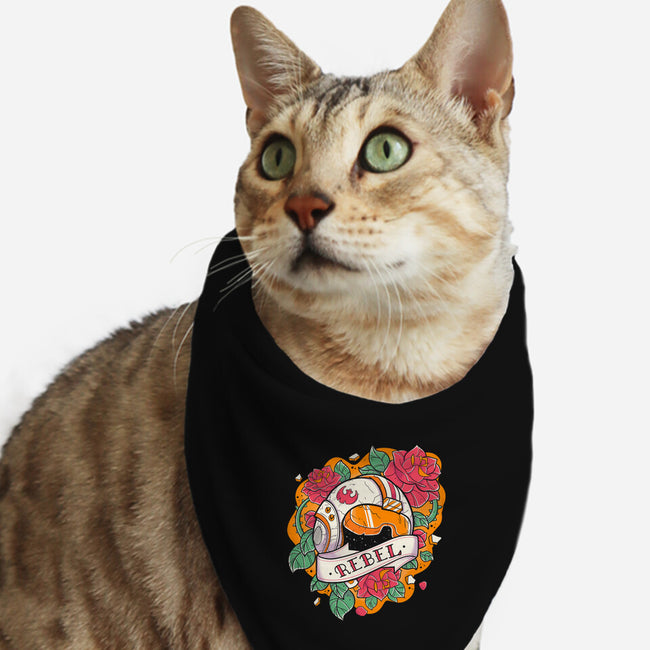 The Rebel-Cat-Bandana-Pet Collar-Ca Mask