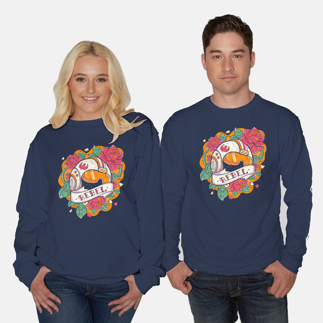 The Rebel-Unisex-Crew Neck-Sweatshirt-Ca Mask