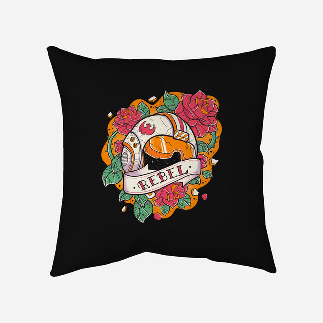 The Rebel-None-Non-Removable Cover w Insert-Throw Pillow-Ca Mask