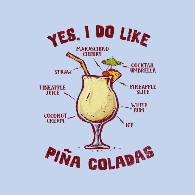 Yes I Do Like Pina Coladas-None-Glossy-Sticker-kg07