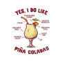 Yes I Do Like Pina Coladas-Womens-Basic-Tee-kg07