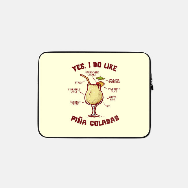 Yes I Do Like Pina Coladas-None-Zippered-Laptop Sleeve-kg07