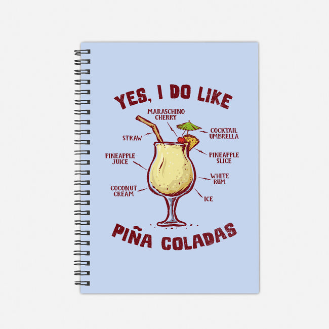 Yes I Do Like Pina Coladas-None-Dot Grid-Notebook-kg07