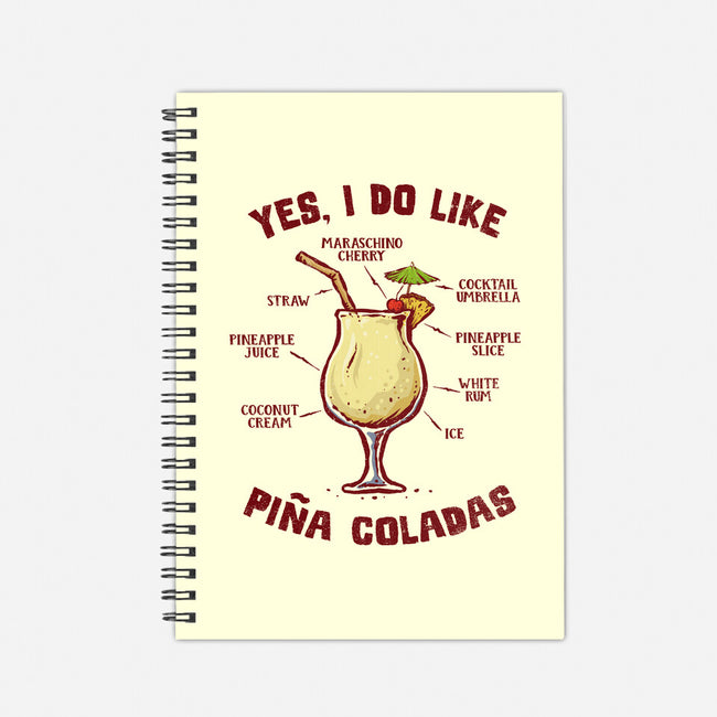Yes I Do Like Pina Coladas-None-Dot Grid-Notebook-kg07