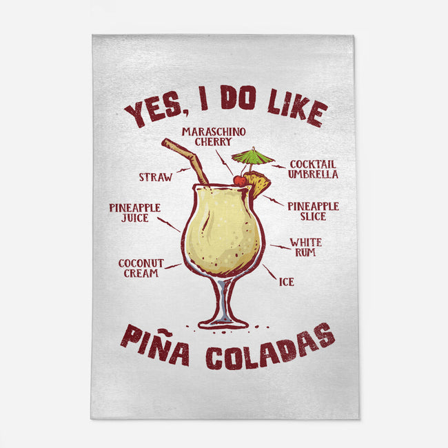 Yes I Do Like Pina Coladas-None-Outdoor-Rug-kg07