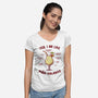 Yes I Do Like Pina Coladas-Womens-V-Neck-Tee-kg07