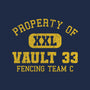 Property Of Vault 33-Baby-Basic-Tee-kg07