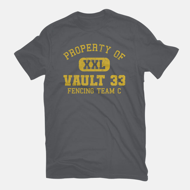 Property Of Vault 33-Mens-Basic-Tee-kg07