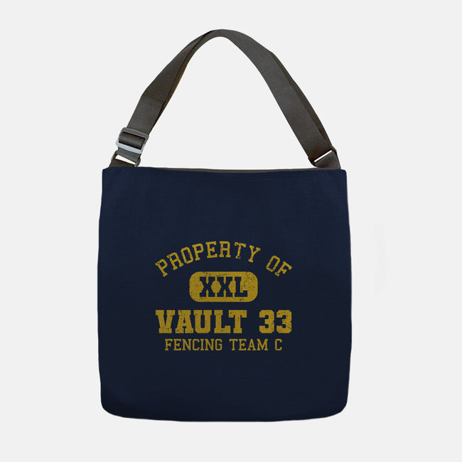 Property Of Vault 33-None-Adjustable Tote-Bag-kg07