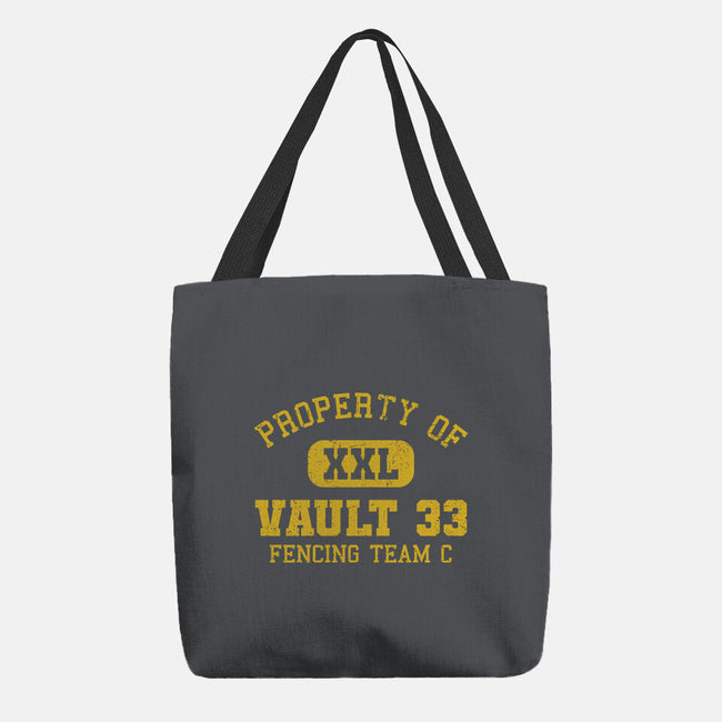 Property Of Vault 33-None-Basic Tote-Bag-kg07