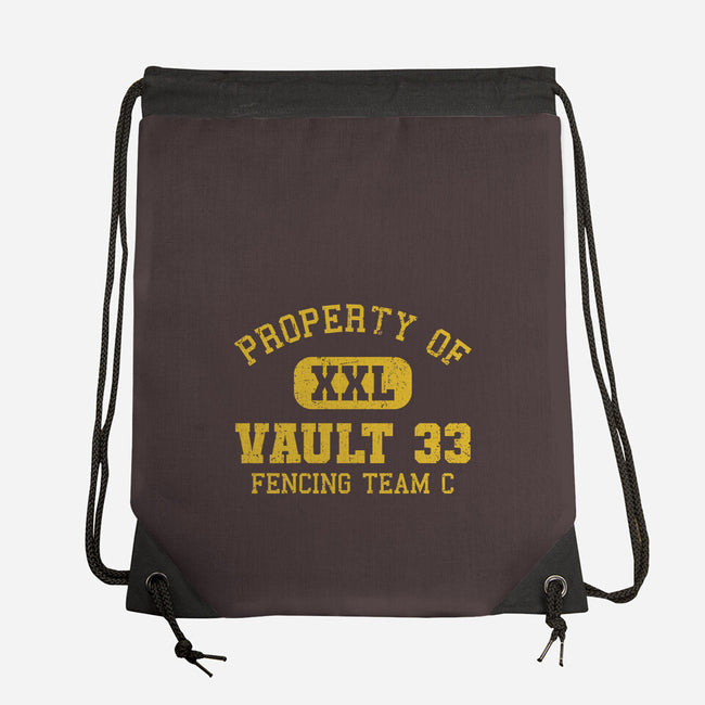 Property Of Vault 33-None-Drawstring-Bag-kg07