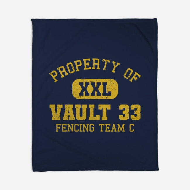 Property Of Vault 33-None-Fleece-Blanket-kg07