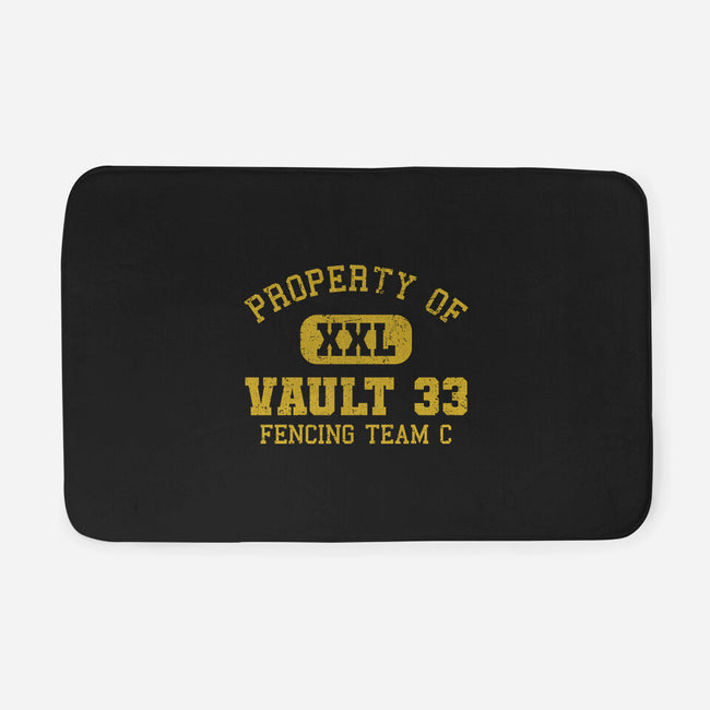 Property Of Vault 33-None-Memory Foam-Bath Mat-kg07