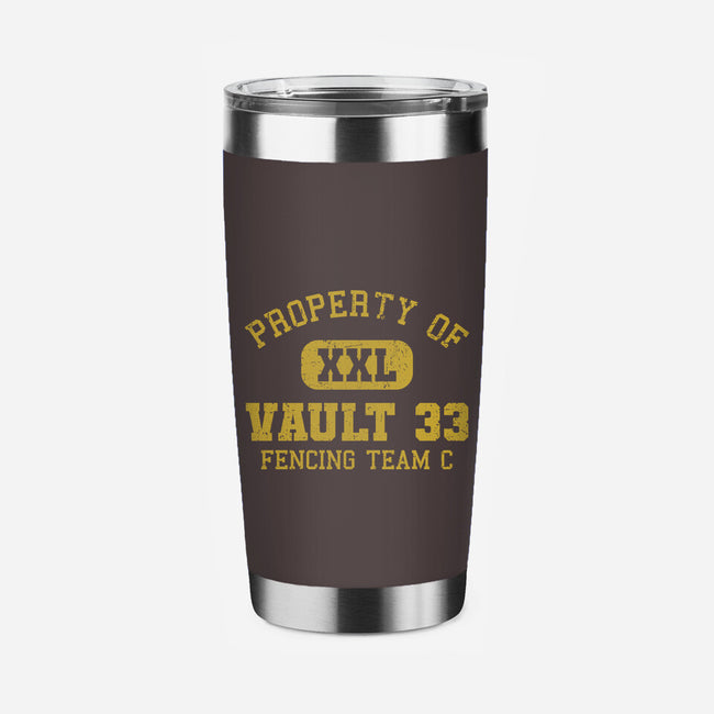 Property Of Vault 33-None-Stainless Steel Tumbler-Drinkware-kg07