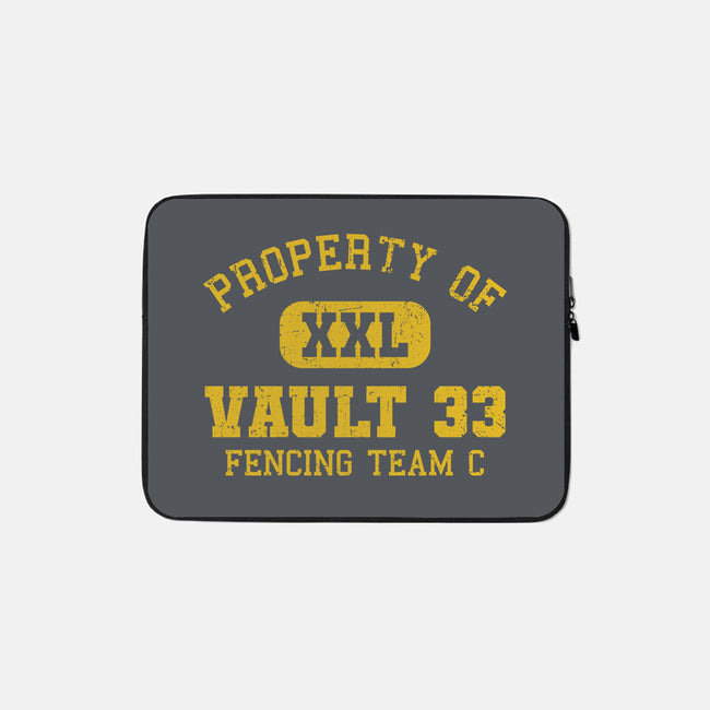 Property Of Vault 33-None-Zippered-Laptop Sleeve-kg07