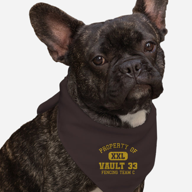 Property Of Vault 33-Dog-Bandana-Pet Collar-kg07