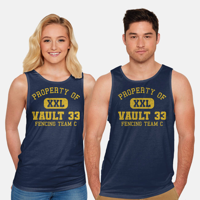 Property Of Vault 33-Unisex-Basic-Tank-kg07