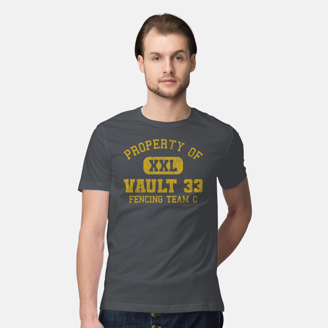 Property Of Vault 33-Mens-Premium-Tee-kg07