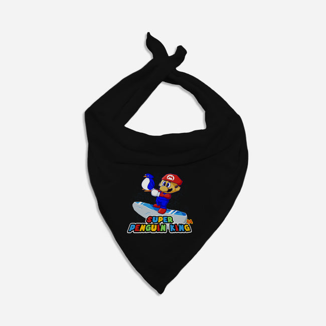 Super Penguin King 64-Cat-Bandana-Pet Collar-rocketman_art