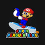 Super Penguin King 64-None-Memory Foam-Bath Mat-rocketman_art