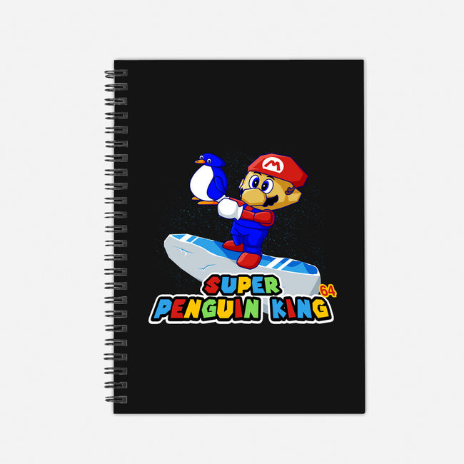 Super Penguin King 64-None-Dot Grid-Notebook-rocketman_art