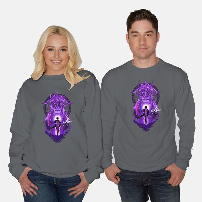 The Self Improvement Hunter-Unisex-Crew Neck-Sweatshirt-hypertwenty