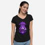 The Self Improvement Hunter-Womens-V-Neck-Tee-hypertwenty