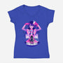 My Favorite Idol-Womens-V-Neck-Tee-hypertwenty