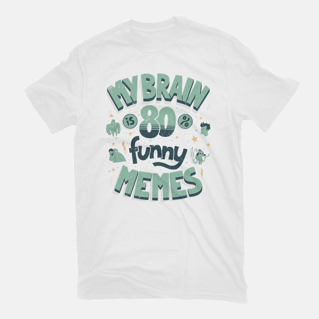 Full Of Funny Memes-Womens-Basic-Tee-Jorge Toro