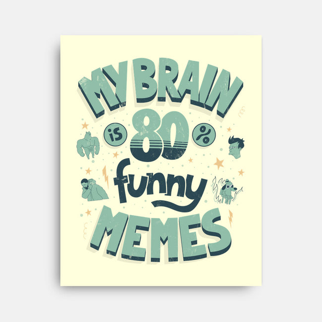 Full Of Funny Memes-None-Stretched-Canvas-Jorge Toro