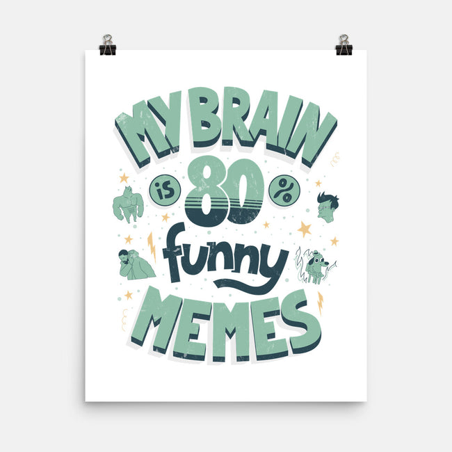 Full Of Funny Memes-None-Matte-Poster-Jorge Toro