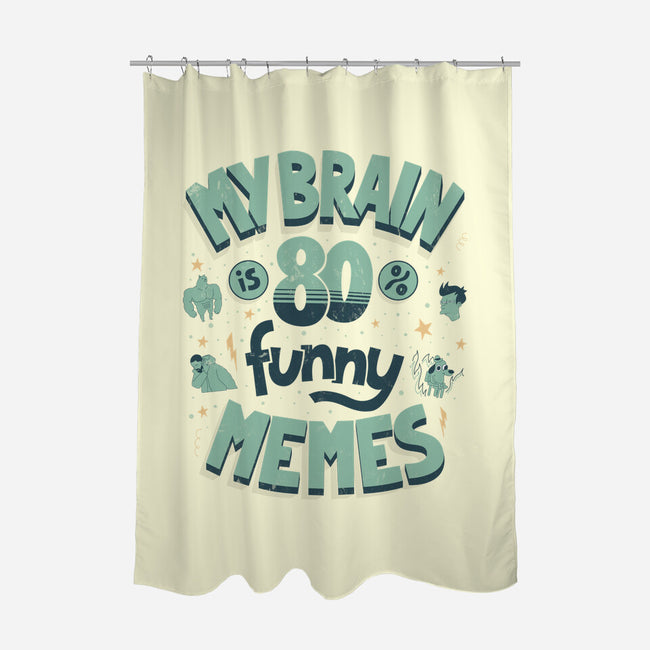 Full Of Funny Memes-None-Polyester-Shower Curtain-Jorge Toro